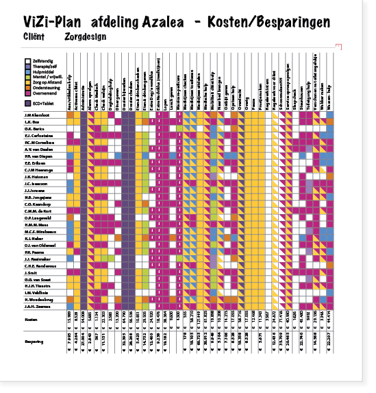 ViZi plan: de zorg op een hele afdeling in beeld ViZi plan: de zorg op een hele afdeling in beeld